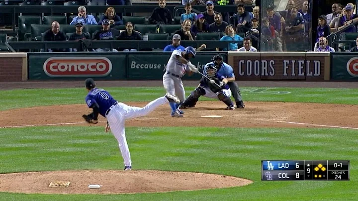 Toles hits grand slam in 9th to take lead