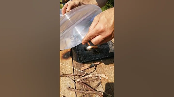 GIANT FRESNEL LENS... 🔍☀️🔥#fresnellens #powerofthesun