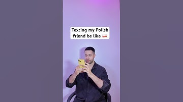 Texting my Polish friend be like! #polish #poland #memes #shorts