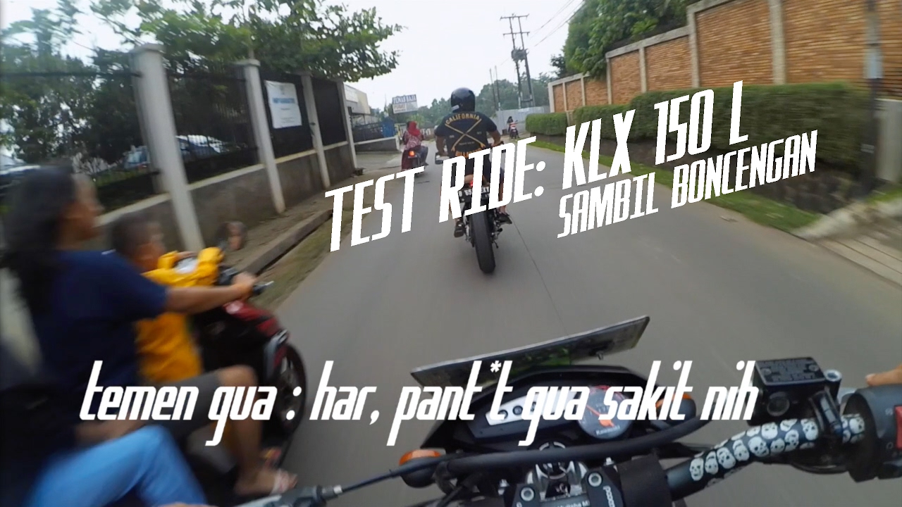 Vlog Test Ride KLX 150 L YouTube Vlog Test Ride KLX 150 L YouTube