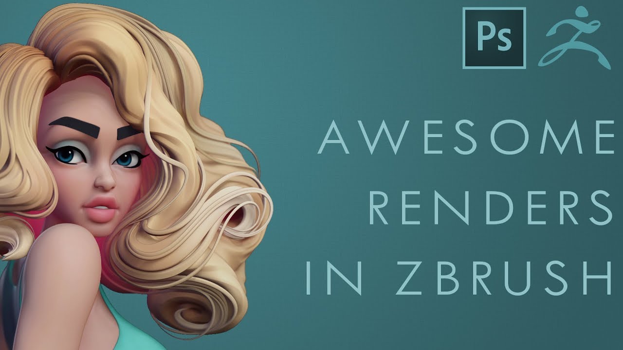 rendering in zbrush 2018