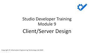 Module 9 - Client/Server Design