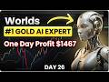 Day 26 Live Account History 📊 | +$1,467 Trading Result | XAUUSD Performance Update