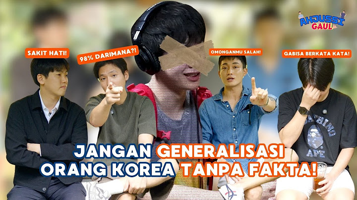 PENDAPAT DARI ORANG KOREA YANG UDAH LAMA TINGGAL DI INDONESIA! l Ahjussi Gaul Eps. 4
