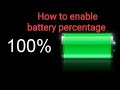 How to enable battery percentage on realme👍 #short