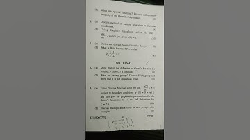 Hpu msc #physics 1st sem question paper of Mathematical Physics #physique held in( march 2023)