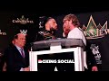 FIRST FACE OFF BETWEEN ROMAN REIGNS VS LOGAN PAUL FULL PRESS CONFERENCE OF WWE MATCH ANNOUNCEMENT 