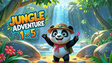 🎉 Learn Numbers 1 to 5 in a Fun Jungle Adventure! 🐼🌿