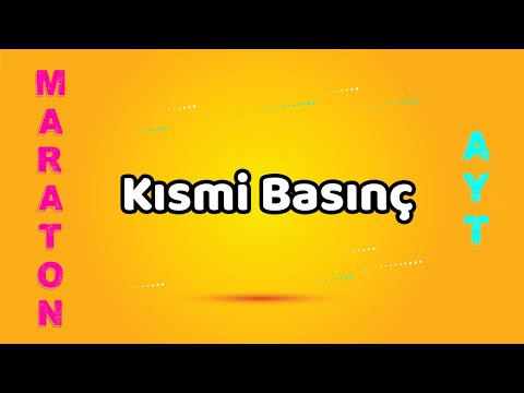 Kısmi Basınçlar Yasası | Gaz Yasaları | TYT | YKS | AYT | 11.Sınıf | Kimya Konu Anlatımı