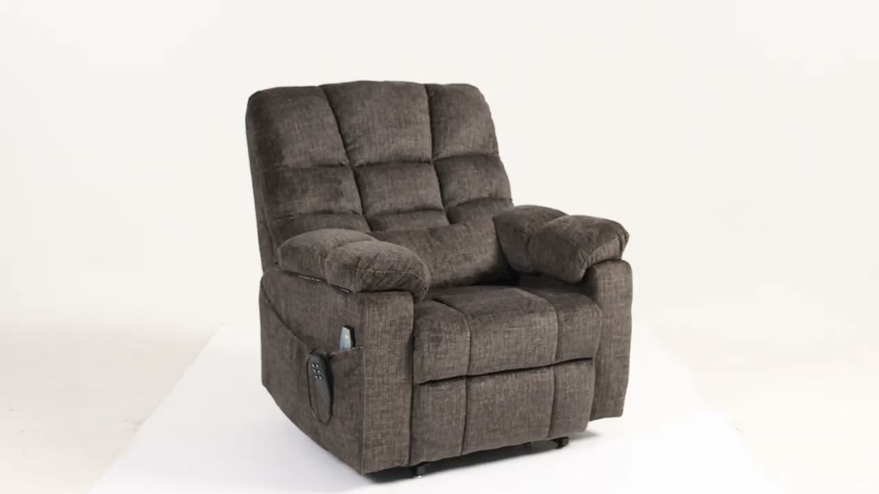 ZeroG Lift Chair, Zero Gravity Lay Flat Recliner, Upgraded Lift with Heat and Massage
