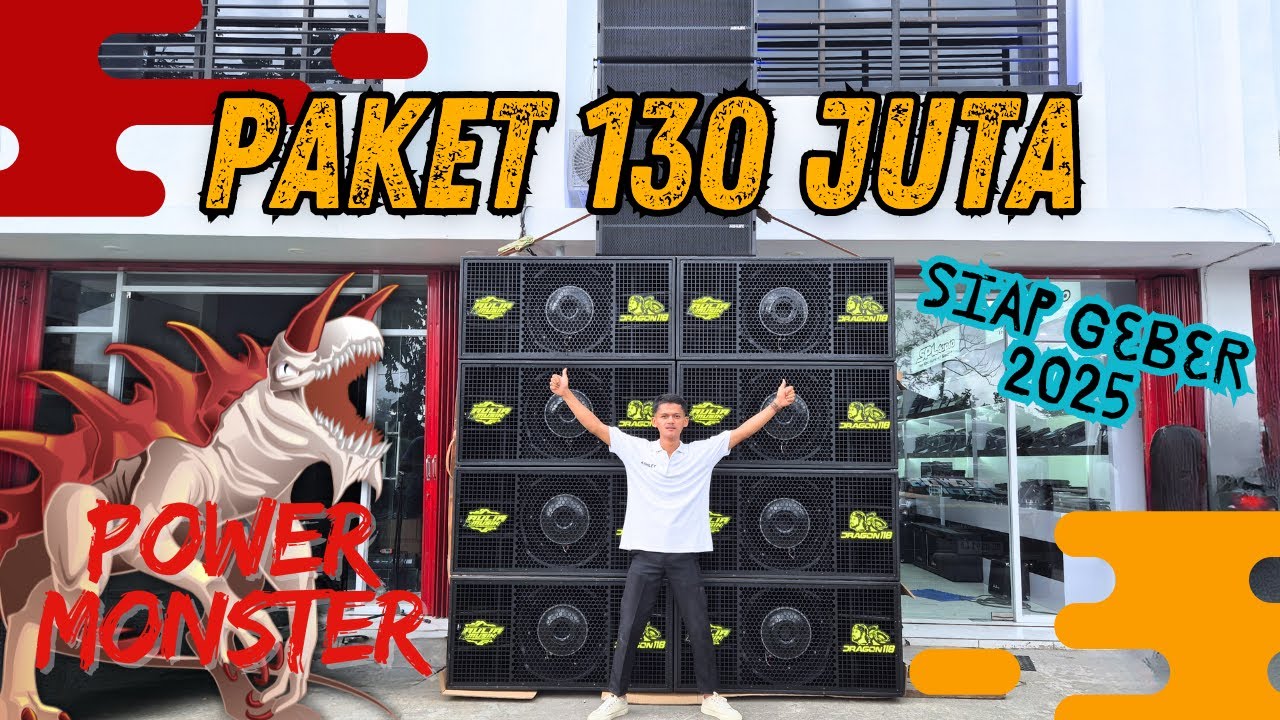 REVIEW PAKET SOUND SYSTEM 130 JUTA SIAP HOREG 2025: SUARA MERAUNG PAKAI POWER MONSTER ASHLEY!