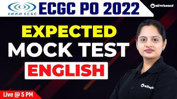 ECGC PO 2022 | Verwachte Engelse proeftoets | ECGC PO proeftoets 2022 | Door Harshita Ma