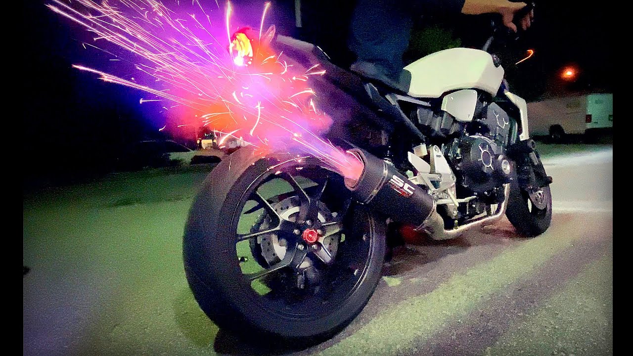 SC Project exhaust on my 2020 Honda CB1000R