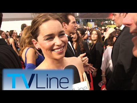 Emilia Clarke "Game of Thrones" Interview at Emmys 2016 | TVLine