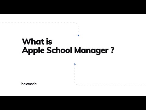 What is Apple School Manager?