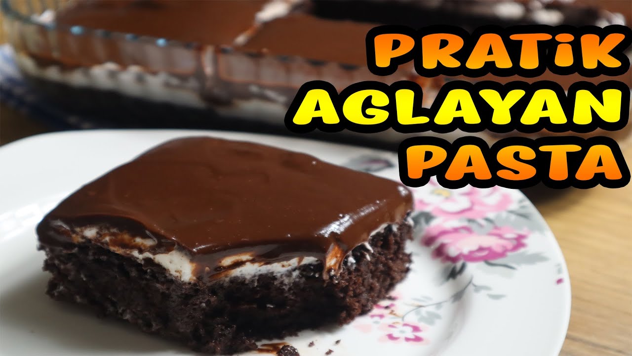 ☑️PRATİK AĞLAYAN PASTA💯HİÇ BU KADAR AZ MALZEMELİ KEK YAPMADINIZ YouTube