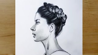 Güzel Bir Kız Nasıl Çizili | Kolay Güzel Kız Çizimi | Easy Girl Drawing