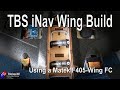 TBS Caipirinha II iNav wing build using Matek F405-Wing flight controller