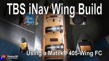 TBS Caipirinha II iNav wing build using Matek F405-Wing flight controller