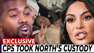Kanye West FILLED CPS Complaint Against Kim K For P!mping Out North West