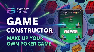 Game Constructor of Online Gaming Platform: Make up your Own Poker Game #igaming #onlinepoker screenshot 4