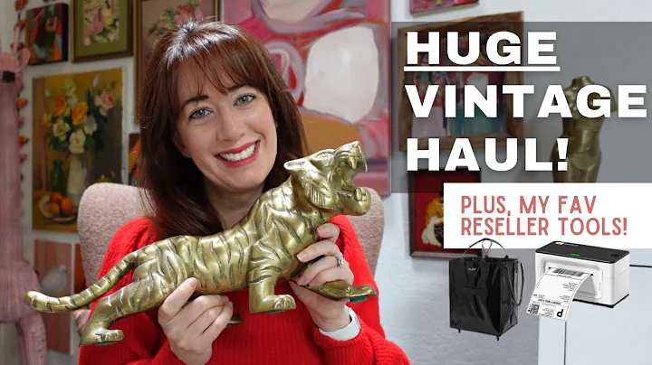 HUGE VINTAGE HAUL + My Favorite Reseller tools!