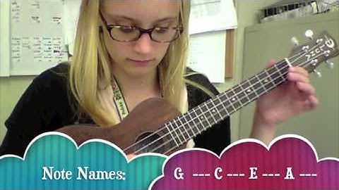 Ukulele - string pitches