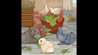 Zen Color Paint by Numbers app In the farm #chickens #bunny #coloring #relaxing screenshot 5