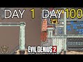 I played 100 days of evil genius 2