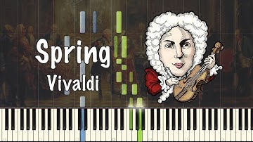 Vivaldi『Spring』Piano Tutorial