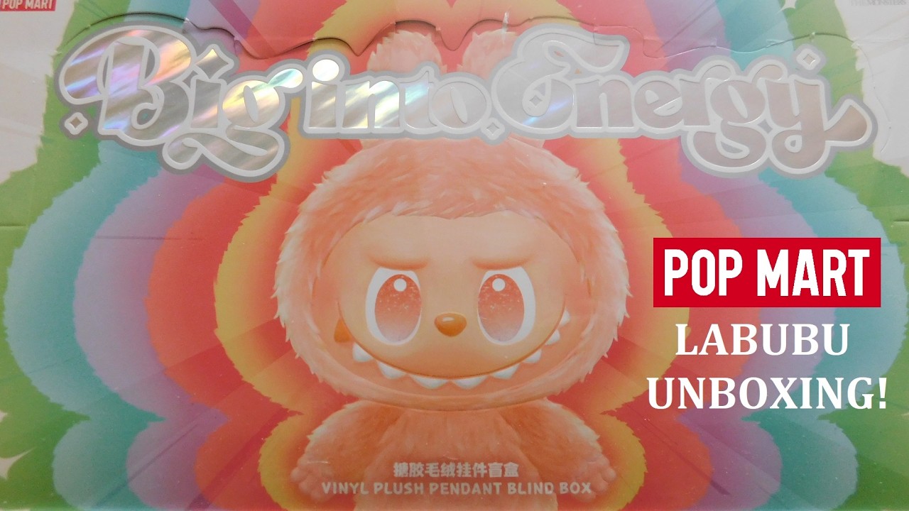 Labubu BIG INTO ENERGY Full Set Unboxing! *VINYL FACE PLUSH PENDANT*