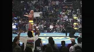 WCW Halloween Havoc 1994 Sting saves Hulk Hogan