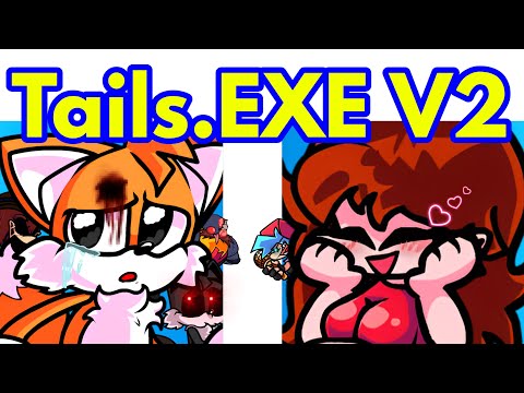 Friday Night Funkin' VS Tails.EXE V2 FULL WEEK (FNF Mod/Hard)  (Creepypasta/Horror/Tails EXE Mod) 