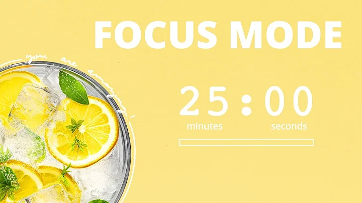 3-hour Aesthetic Pomodoro Timer - 25/5 with chill lofi study music