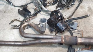 Absolutely EXHAUSTING Protege5 KLDE Day 2:  Headers & power steering