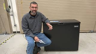 The  Frigidaire Freezer (NFT070MB00) Perfect size to store all of your Hunting season's meat.