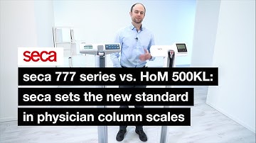 seca 777 series vs. HoM 500KL: seca sets the new standard in physician column scales