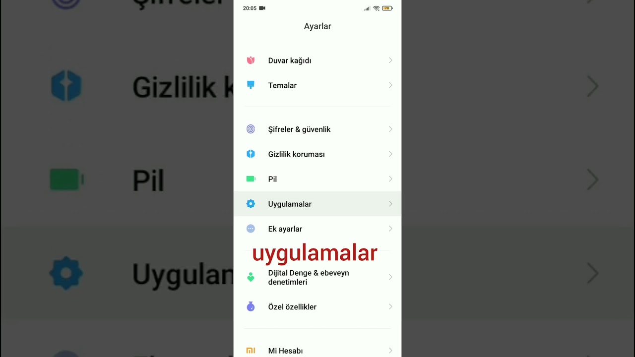 mi telefonlarda devre dışı bırakılan uygulamalar nası geri getirilir