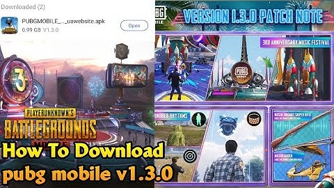 How to update pubg mobile new v1.3.0 pubg new version update kaise karen pubg mobile 3rd anniversary
