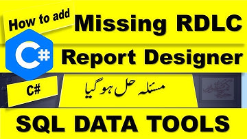 How to install RDLC ReportDesigner In Visual Studio 2019 | VS में रिपोर्ट डिजाइनर कैसे जोड़ूं | 2024