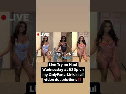 LIVE TRY ON HAUL! ONLYFANS LINK IN DESCRIPTION OF ALL VIDEOS!