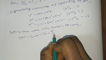 Numerical solution of ODE I Taylor