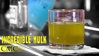 Let's learn how to make the incredible hulk cocktail, a cocktail
featuring hpnotiq and hennessy cognac. this turns green (even though
hpnoti...