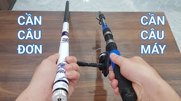 Nên Chọn Cần Câu Máy Hay Cần Câu Đơn? Phân Biệt Hai Loại Cần Này.