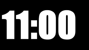 11 MINUTE TIMER | LOUD ALARM  ⏰