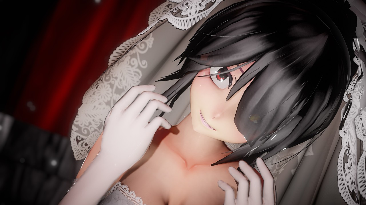 【MMD】 お呪い WeddingKurumi