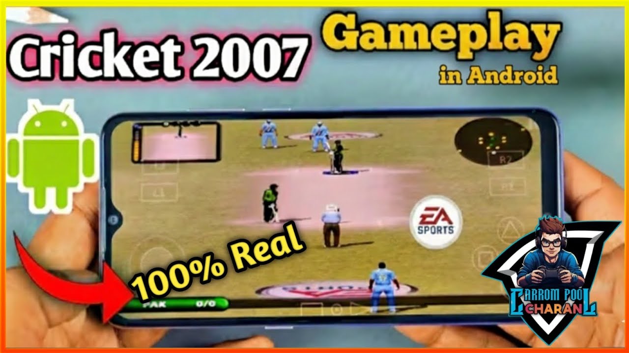 🏏 EA cricket 07 download for android 👆 Telugu lo 💪 