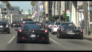 Test Pipe Ferrari 458 Italia Says Hi To Los Angeles