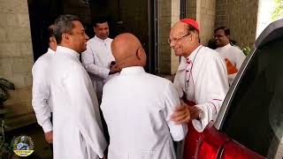Surprise visit of Cardinal Oswald Gracias to St Peter's Pontifical Seminary, Bangalore - 23 Nov 2023