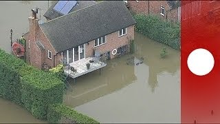 Inundaciones en el sur de Inglaterra por la crecida del Támesis